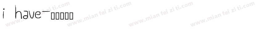 i have字体转换